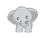 Kirsten Sonya Hansen Final Logo white background-baby elephant